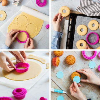 Cutter Set - Round Curly / 6